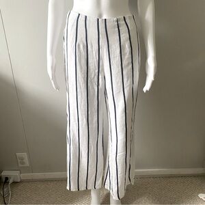 Faithfull the Brand Linen Striped Pants size 4 or small